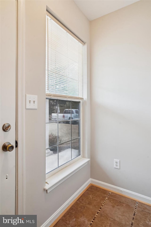 interior details with baseboards