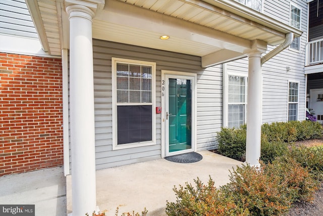 view of entrance to property