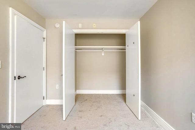 view of closet