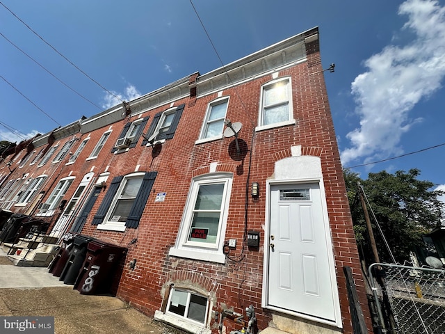 multi unit property with brick siding