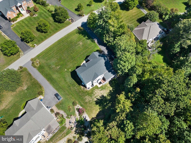 birds eye view of property featuring a residential view