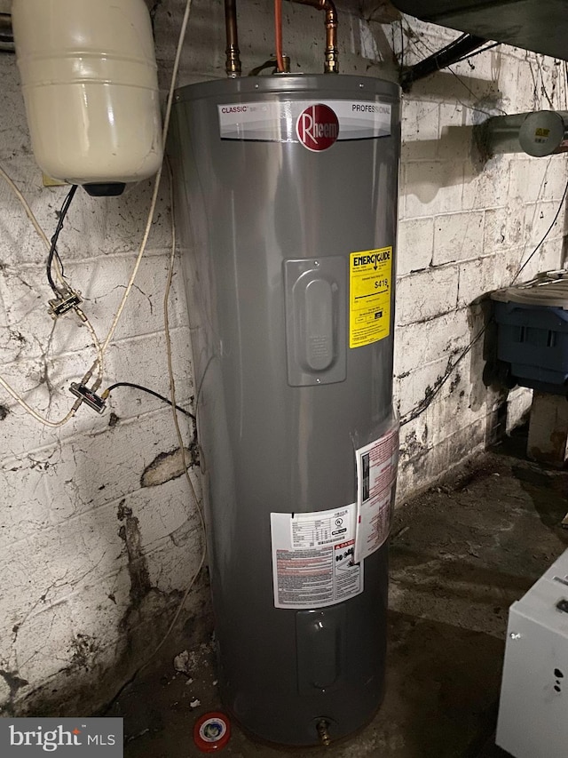 utilities featuring water heater