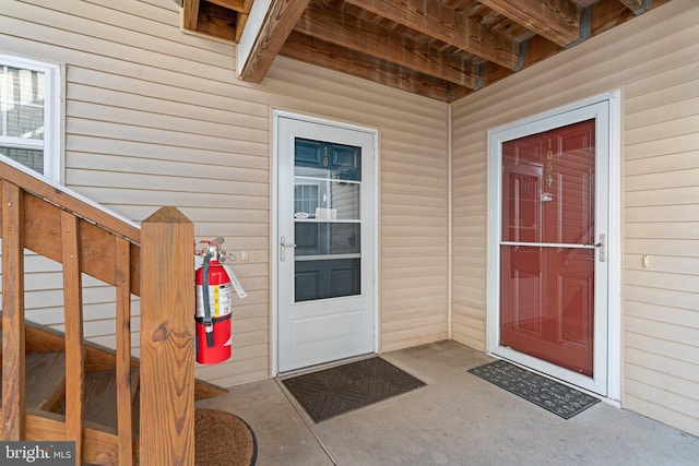 view of entrance to property