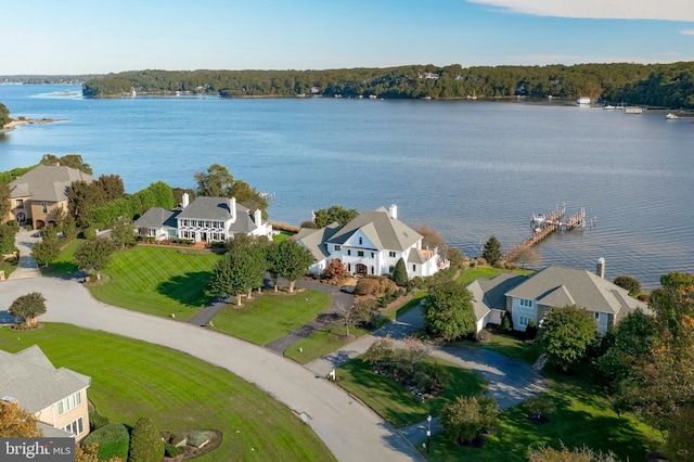 803 Coachway, Annapolis, MD 21401 - drone / aerial view with a residential view and a water view