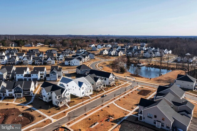 bird's eye view featuring a residential view