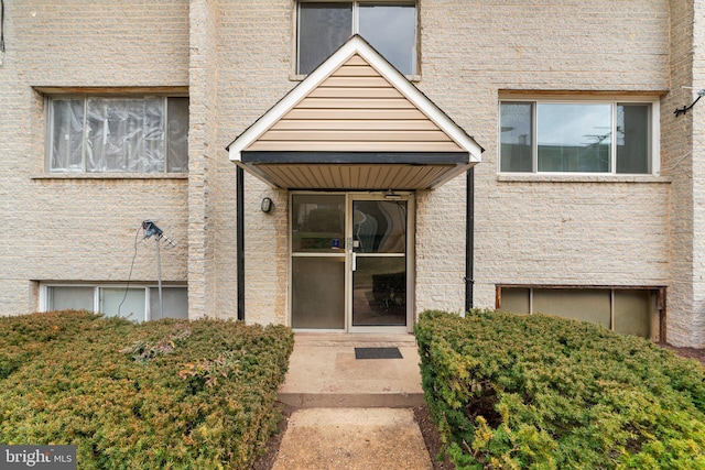 view of entrance to property