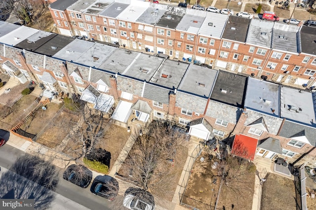 birds eye view of property featuring a residential view