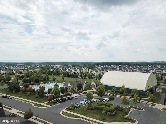 birds eye view of property featuring a residential view