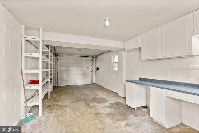 5924 Kimble Ct, Falls Church, VA 22041 - garage with concrete block wall