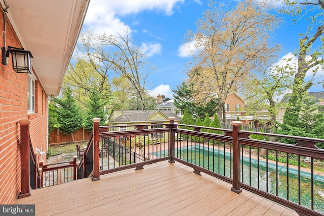 5924 Kimble Ct, Falls Church, VA 22041 - view of wooden deck