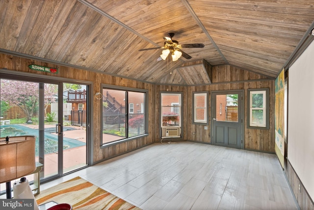 5924 Kimble Ct, Falls Church, VA 22041 - unfurnished sunroom featuring cooling unit