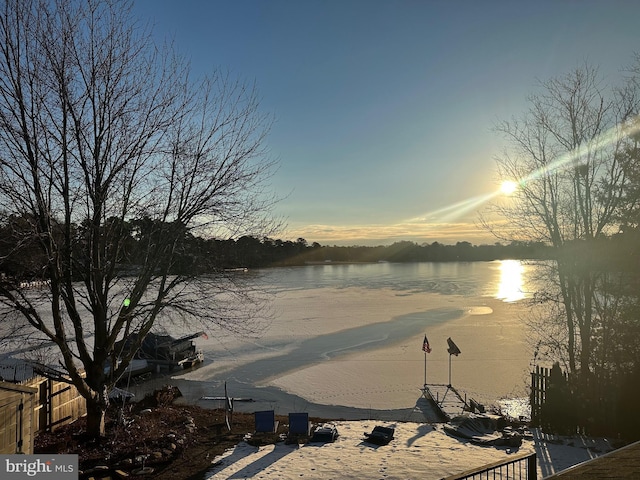 property view of water