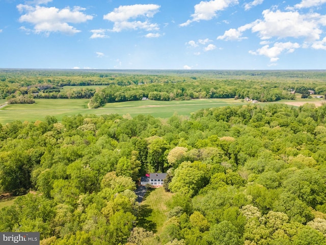 13086 Langley Rd, Bryantown, MD 20617 - bird's eye view featuring a forest view