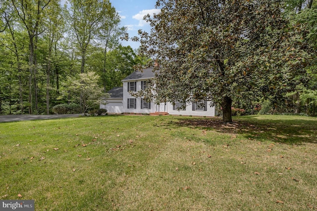 13086 Langley Rd, Bryantown, MD 20617 - view of front of home with a front lawn