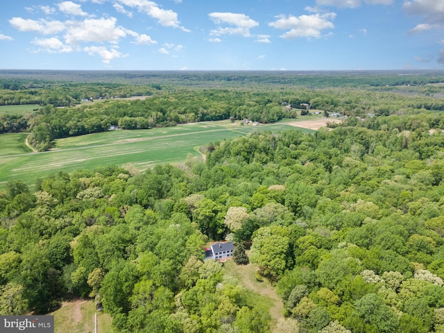 13086 Langley Rd, Bryantown, MD 20617 - drone / aerial view with a wooded view