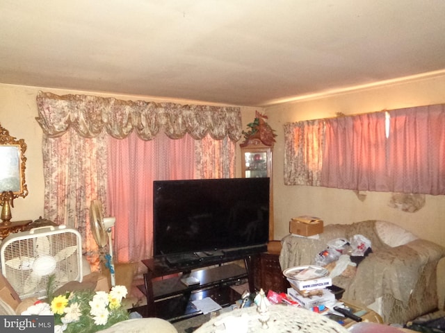 view of living area