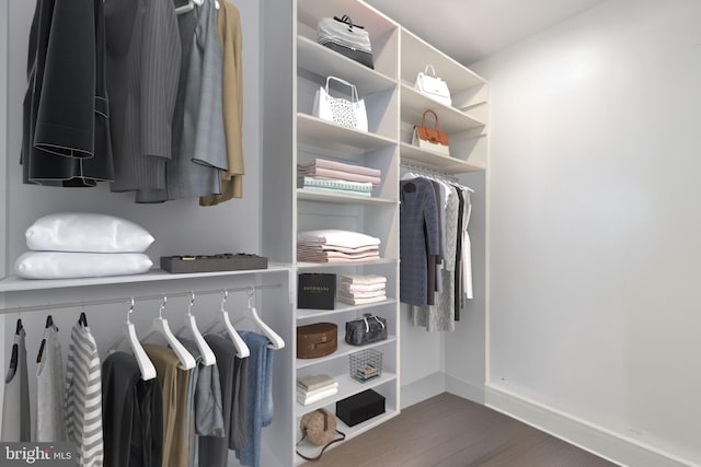 view of closet