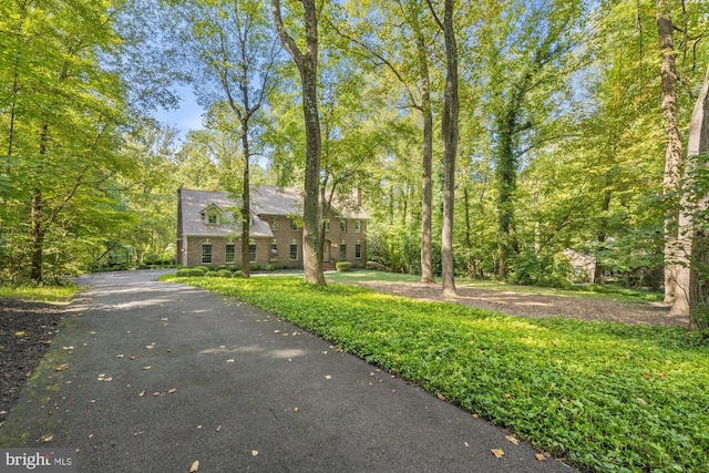 view of front of home featuring driveway