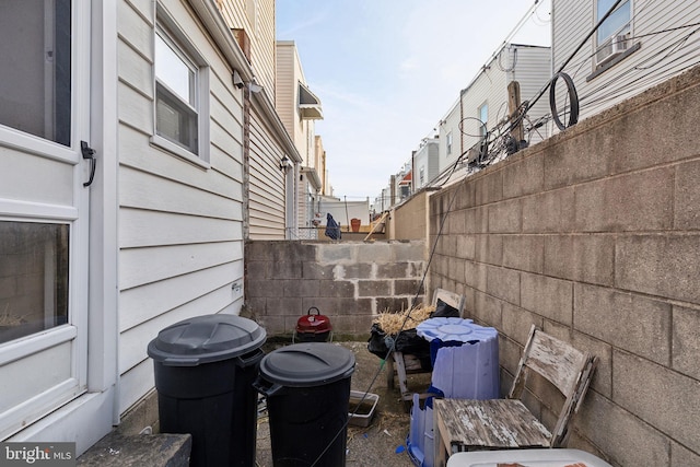 view of patio / terrace with fence