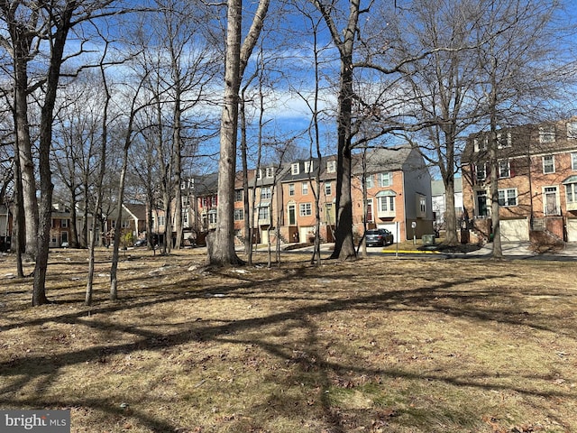 exterior space featuring a residential view