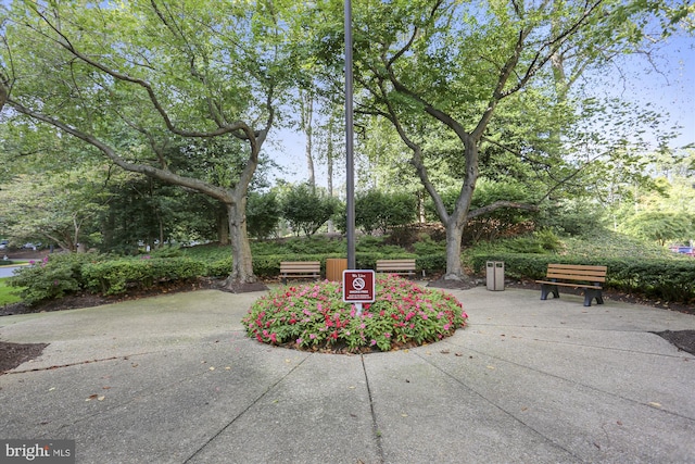 view of home's community featuring a patio