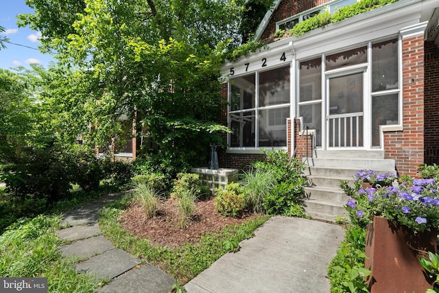 5724 4th St NW, Washington, DC 20011 - entrance to property featuring brick siding