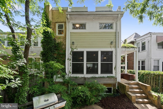 5724 4th St NW, Washington, DC 20011 - view of rear view of property