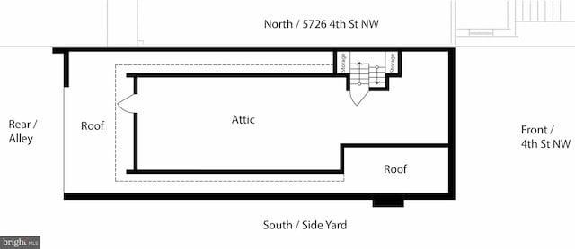 5724 4th St NW, Washington, DC 20011 - home floor plan