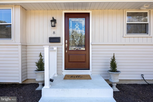 view of property entrance