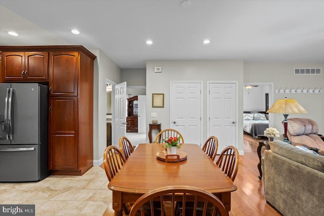 310 S 21st St, Lebanon, PA 17042 - dining space with recessed lighting and baseboards