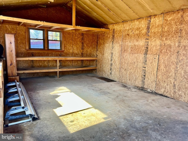view of storage room