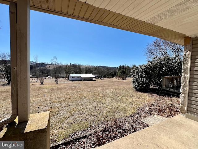 view of yard