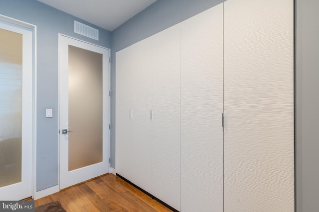 closet featuring visible vents