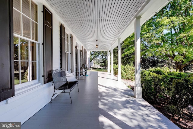 13401 Longnecker Rd, Reisterstown, MD 21136 - view of patio / terrace featuring covered porch