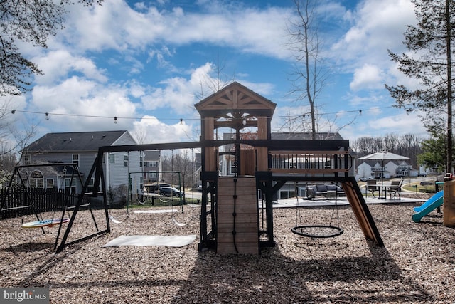 view of community playground