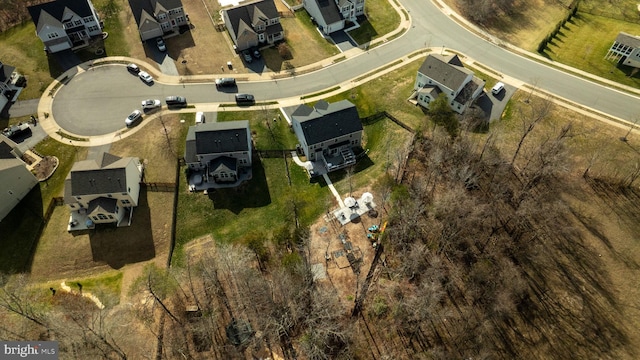 drone / aerial view featuring a residential view