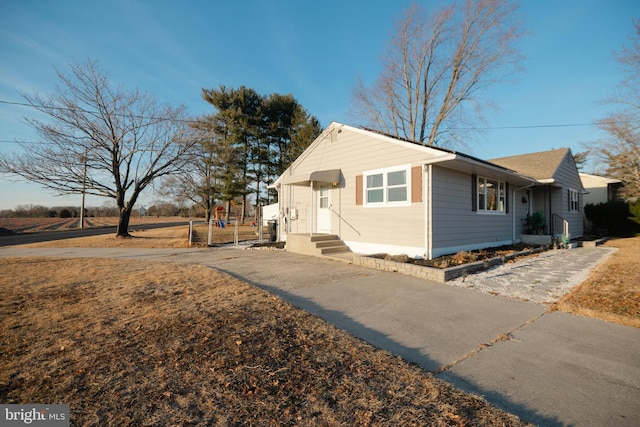 view of side of property