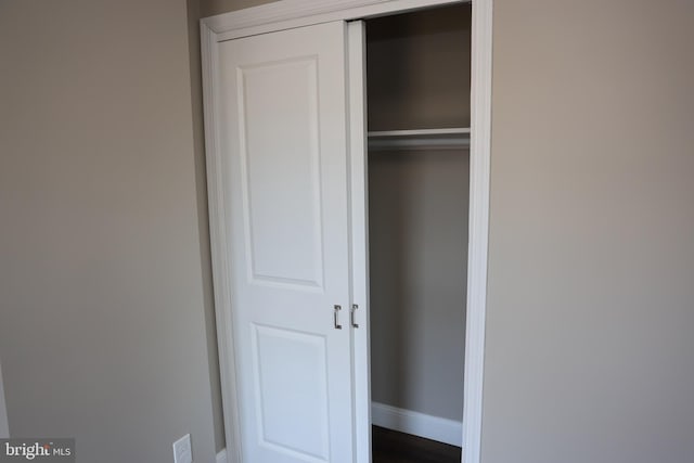 view of closet