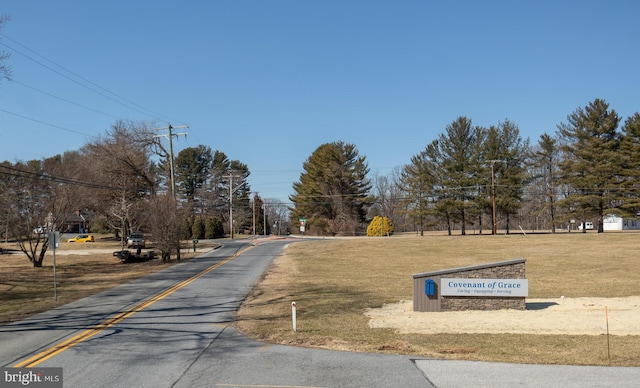 view of road