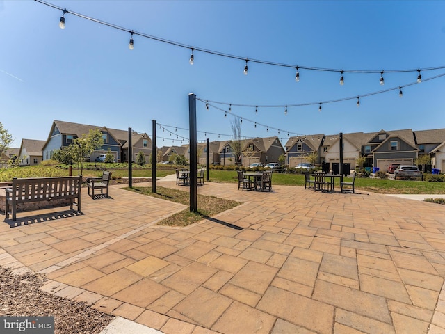 view of community with mail area and a residential view