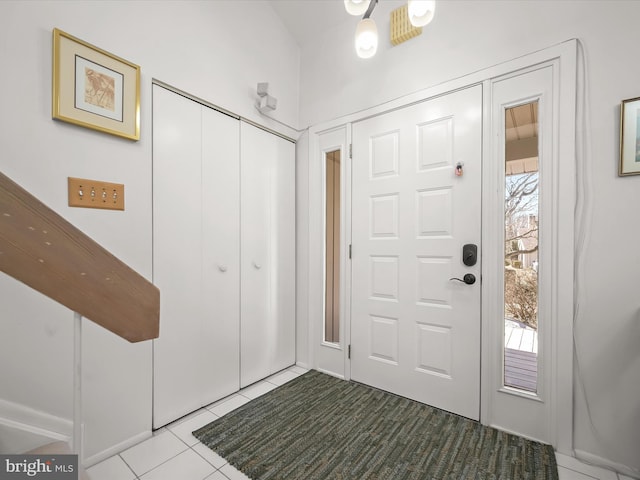 tiled entrance foyer with plenty of natural light