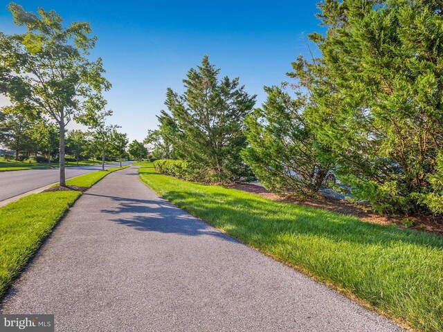 view of road