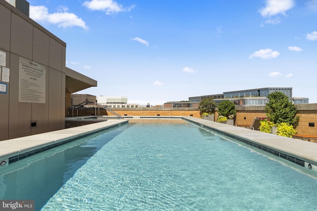 view of community pool