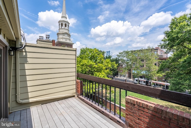 view of deck