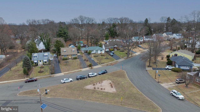 birds eye view of property featuring a residential view