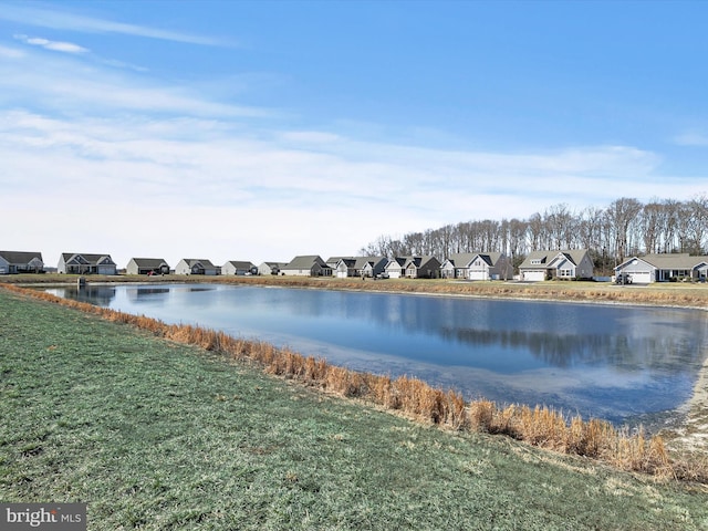 water view featuring a residential view