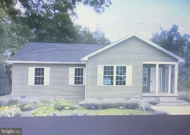 view of front of home