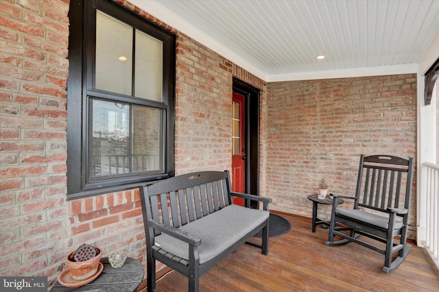 view of patio / terrace featuring a porch