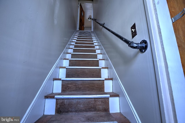 view of staircase