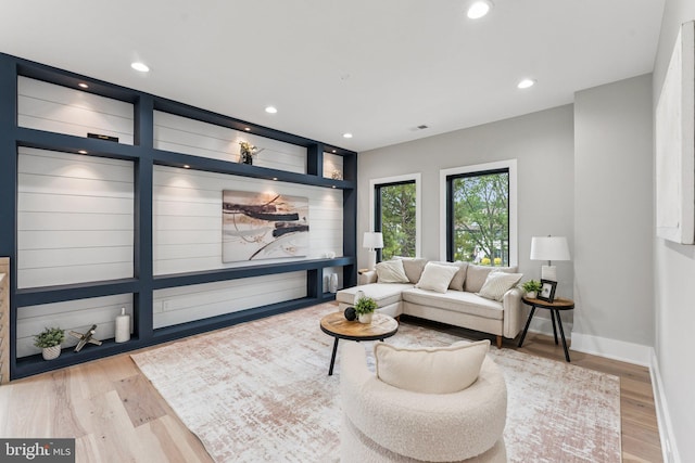 6935 Southridge Dr, Mclean, VA 22101 - living room with wood finished floors and recessed lighting